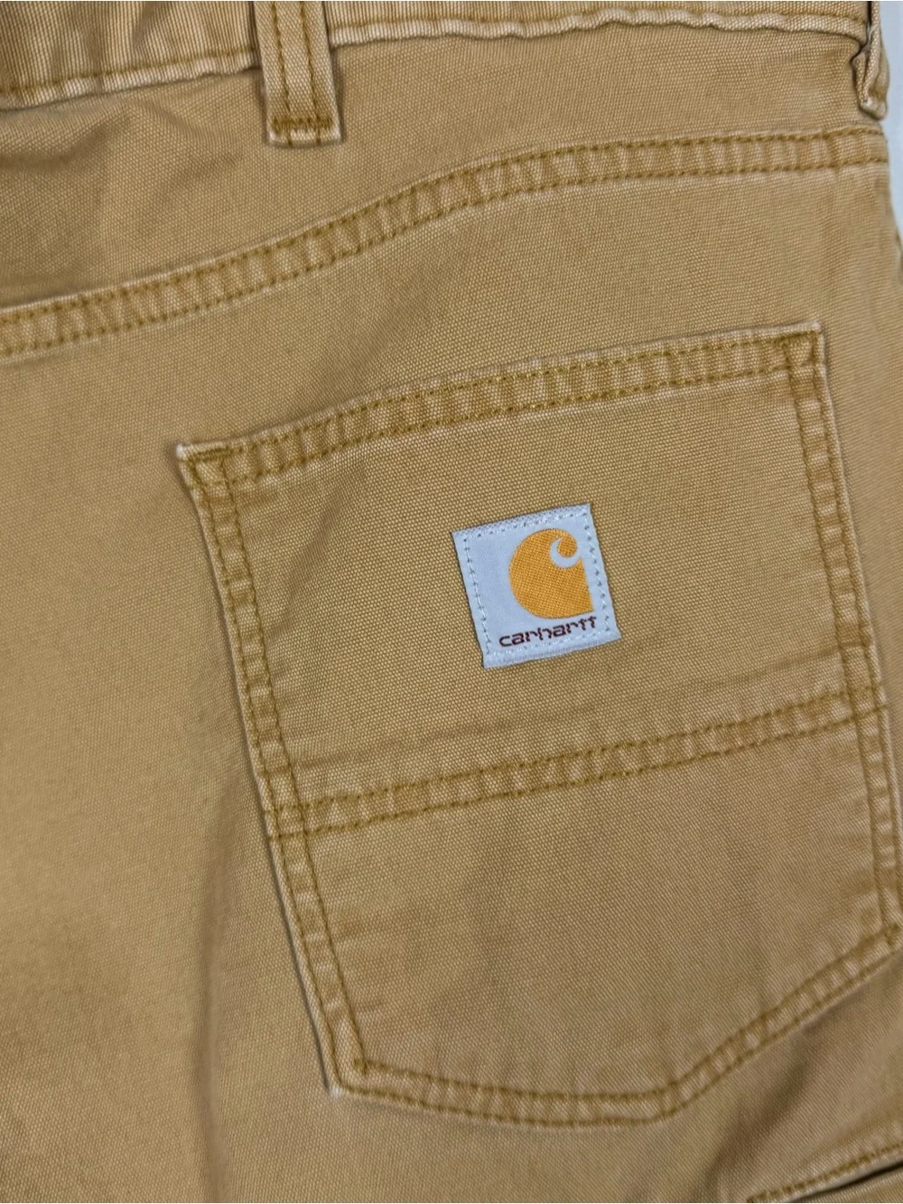 Carhartt Relaxed Straight Rigby Pant Hickory Brown Cotton Work Size 42x32